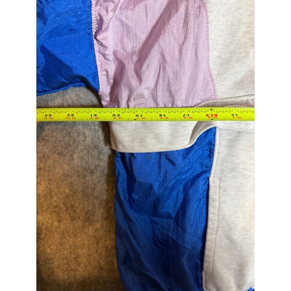 Champion Women’s Size Large Colorblock 1/2 Zip Windbreaker Anorak Jacket Retro - Picture 8 of 9